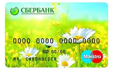 Карта Сбербанка Maestro